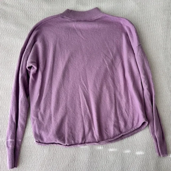 Madewell Lilac Mock Neck Sweater Size M - Picture 9 of 9